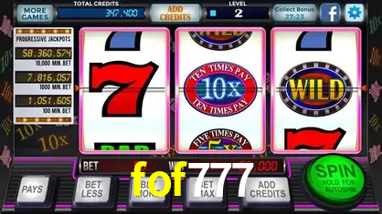 fof777: Jogos de Caça-Níqueis-Altas Recompensas, Roleta-Velocidade, Blackjack-Desafios Máximos